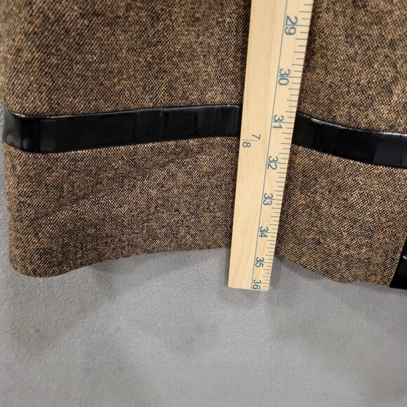 Laundry By Shelli Segal Brown and Black Midi Dress - Picture 5 of 5